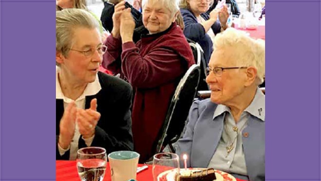 Sister Rita Ferschweiler Celebrates Her 100th birthday